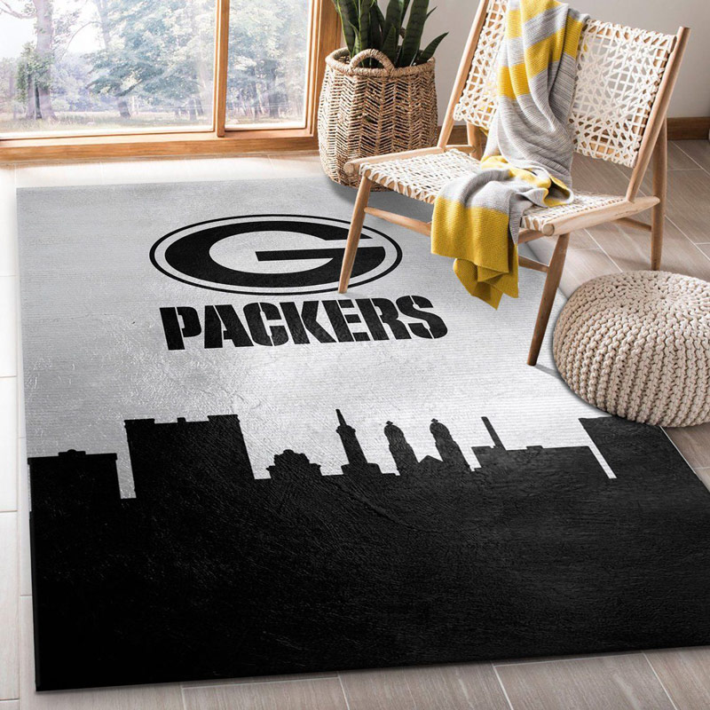Green Bay Packers Area Rug NFL Area Rug Kitchen Rug Outdoor Rugs Rectangle Carpet