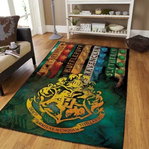 Hogwarts Harry Potter Rug Harry Potter Carpet Living Room Area Rug Indoor Rug