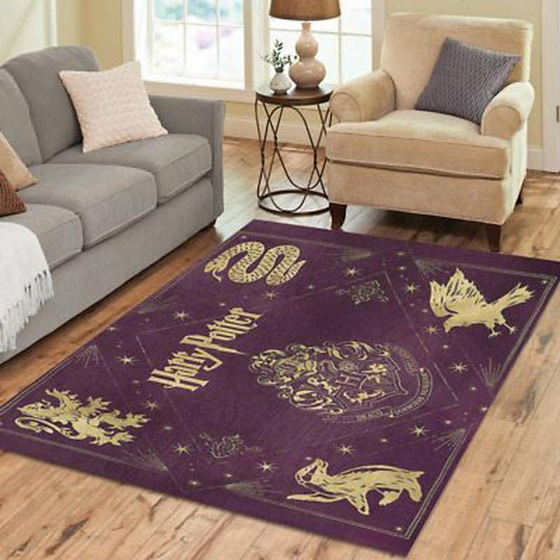 Hogwarts Harry Potter Rug Harry Potter Carpet Living Room Area Rug Indoor Rug