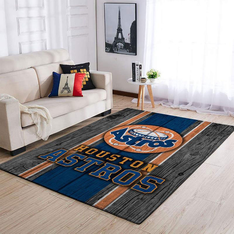 Houston Astros Rug MLB Area Rug Living Room Area Rug Indoor Outdoor Rug Rectangle Carpet