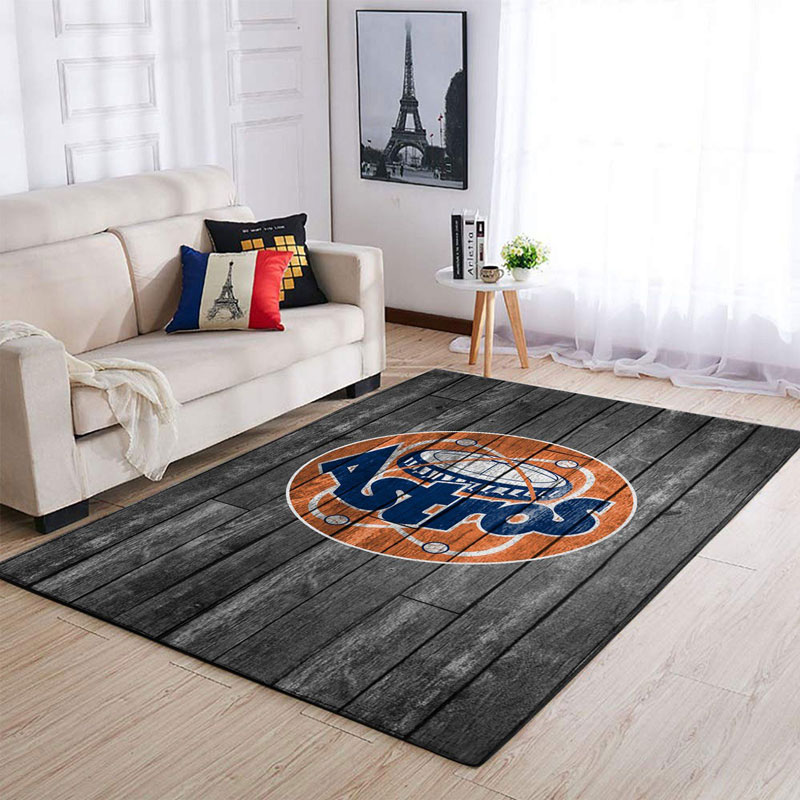 Houston Astros Rug MLB Area Rug Bedroom Rug Indoor Outdoor Rugs Rectangle Carpet