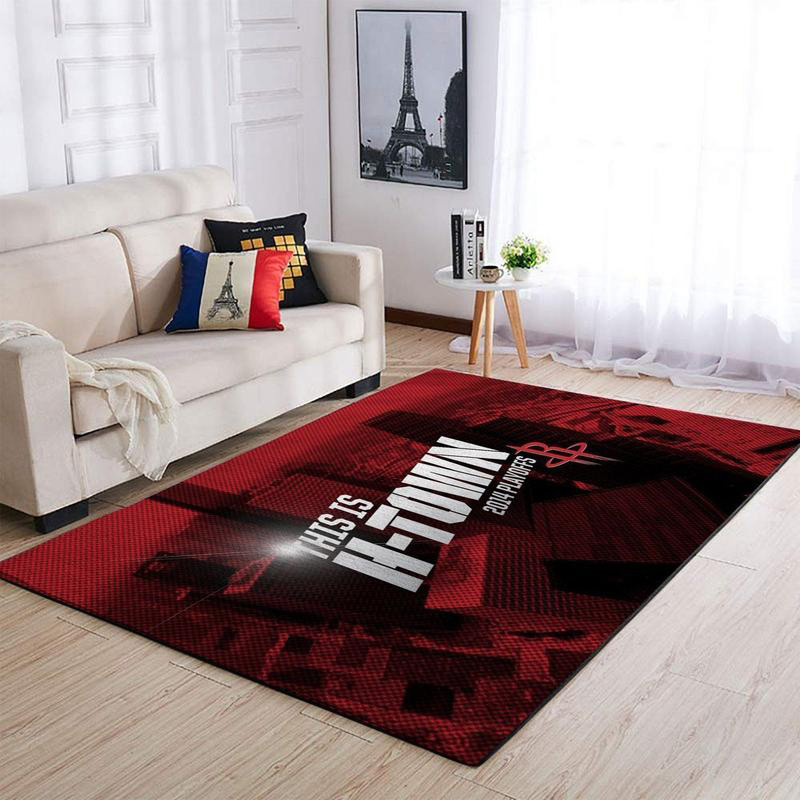 Houston Rockets Rug NBA Area Rug Bedroom Rug Outdoor Rugs Rectangle Carpet