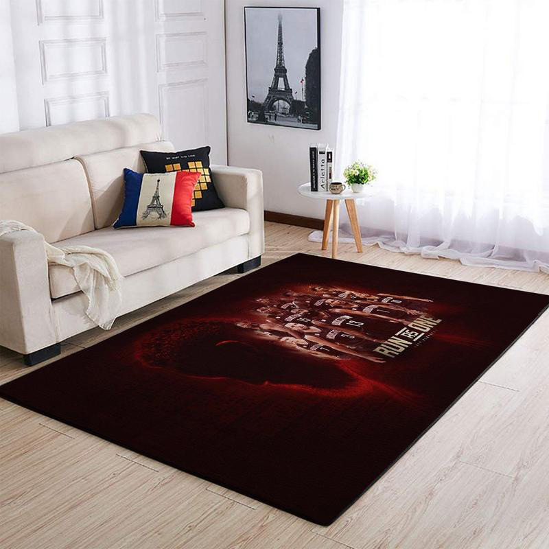 Houston Rockets Area Rug NBA Area Rug Living Room Area Rug Indoor Outdoor Rug Rectangle Carpet