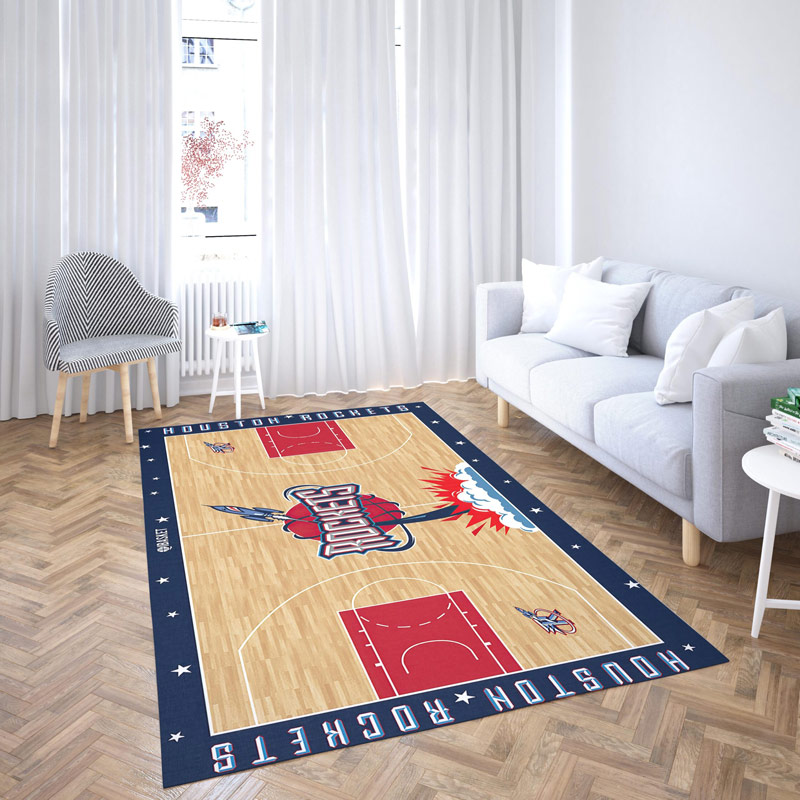 Houston Rockets Rug NBA Area Rug Kitchen Rug Outdoor Rugs Rectangle Carpet