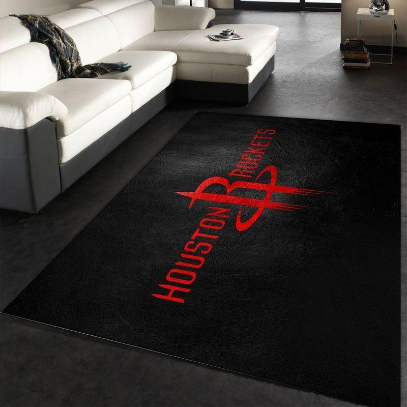 Houston Rockets Rug NBA Area Rug Kitchen Rug Indoor Outdoor Rugs Rectangle Carpet