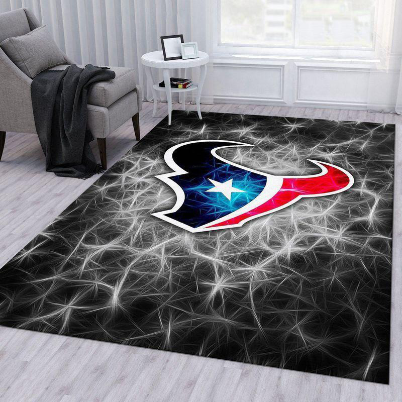 Houston Texans Area Rug NFL Area Rug Bedroom Rug Indoor Outdoor Rugs Rectangle Carpet