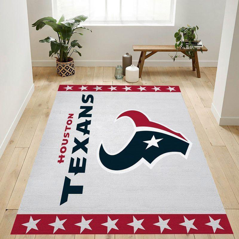 Houston Texans Rug NFL Area Rug Living Room Rug Outdoor Rug Rectangle Carpet