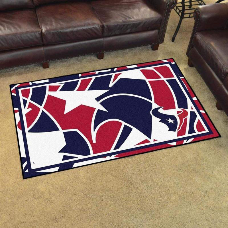 Houston Texans Rug NFL Area Rug Dining Room Rugs Outdoor Rug Rectangle Carpet
