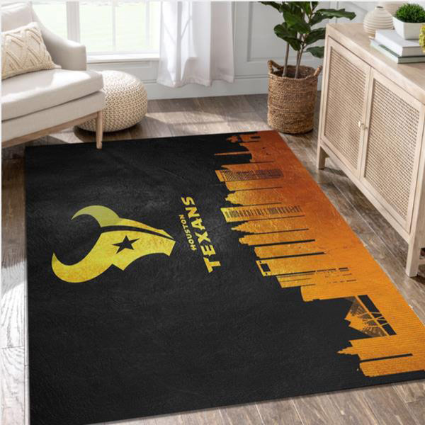 Houston Texans Area Rug NFL Area Rug Kitchen Rug Indoor Outdoor Rug Rectangle Carpet