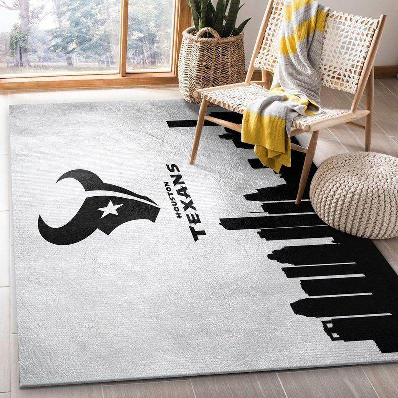 Houston Texans Area Rug NFL Area Rug Dining Room Rugs Indoor Outdoor Rugs Rectangle Carpet