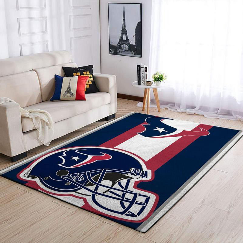 Houston Texans Rug NFL Area Rug Living Room Rug Outdoor Rugs Rectangle Carpet