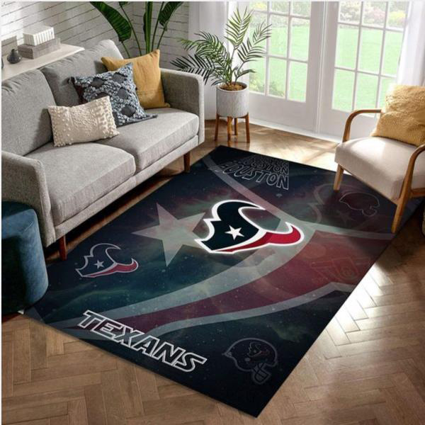Houston Texans Area Rug NFL Area Rug Bathroom Rug Outdoor Rugs Rectangle Carpet
