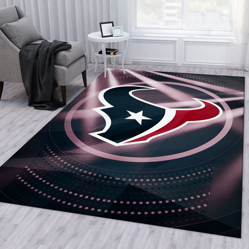 Houston Texans Rug NFL Area Rug Bedroom Rug Indoor Outdoor Rug Rectangle Carpet