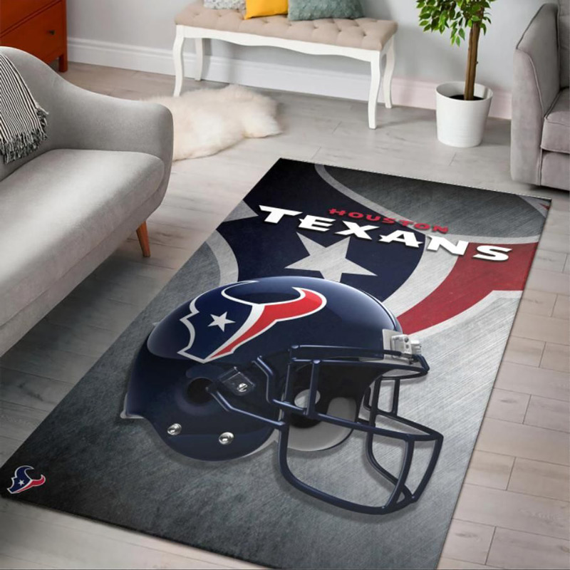 Houston Texans Area Rug NFL Area Rug Living Room Area Rug Indoor Rugs Rectangle Carpet