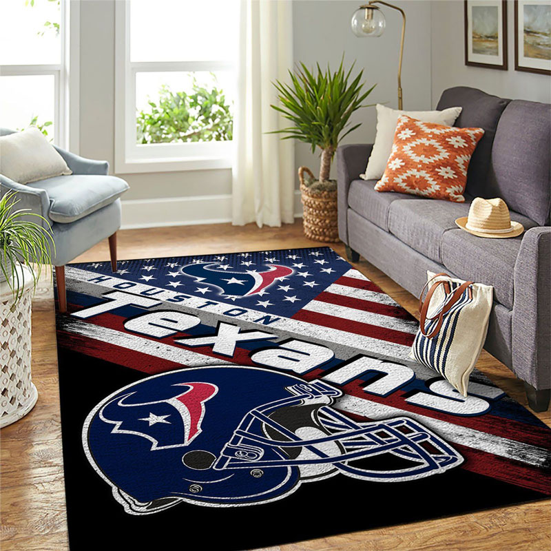 Houston Texans Area Rug NFL Area Rug Kitchen Rug Indoor Outdoor Rug Rectangle Carpet