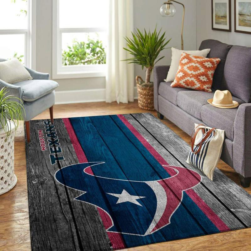 Houston Texans Rug NFL Area Rug Bedroom Rug Indoor Outdoor Rugs Rectangle Carpet