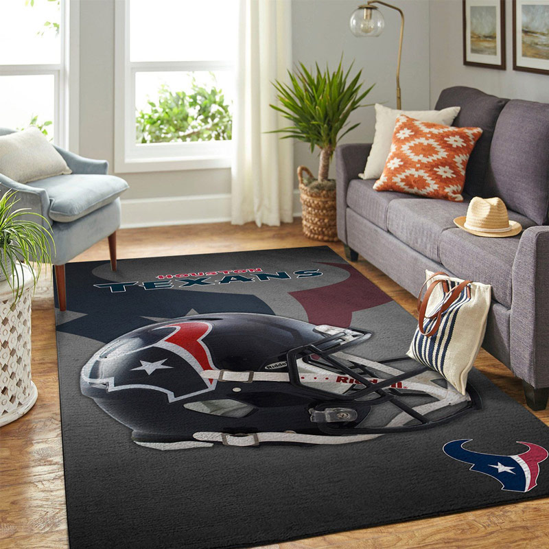 Houston Texans Area Rug NFL Area Rug Dining Room Rug Outdoor Rugs Rectangle Carpet