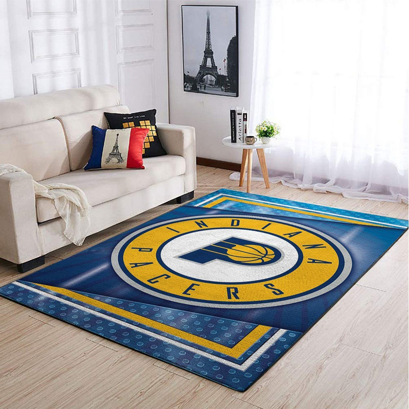 Indiana Pacers Area Rug NBA Area Rug Dining Room Rug Indoor Outdoor Rug Rectangle Carpet