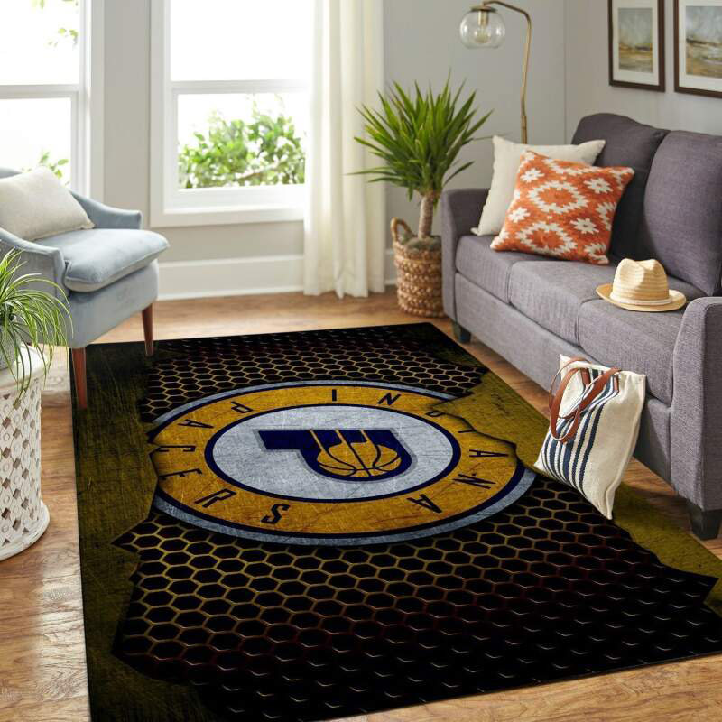 Indiana Pacers Rug NBA Area Rug Bathroom Rugs Outdoor Rug Rectangle Carpet