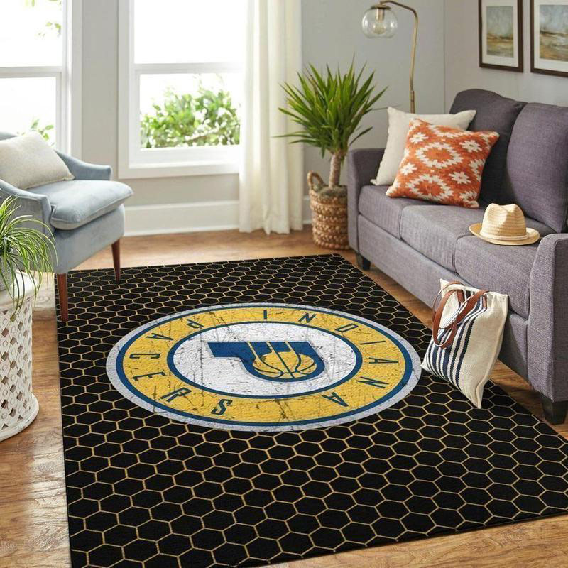Indiana Pacers Area Rug NBA Area Rug Bedroom Rug Indoor Outdoor Rug Rectangle Carpet
