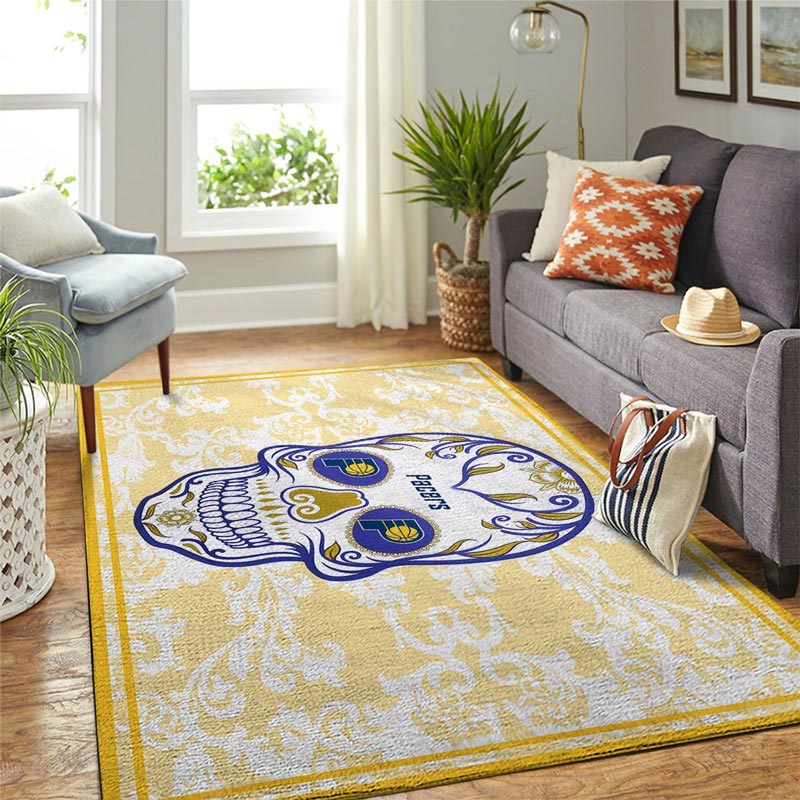 Indiana Pacers Rug NBA Area Rug Living Room Rug Outdoor Rug Rectangle Carpet