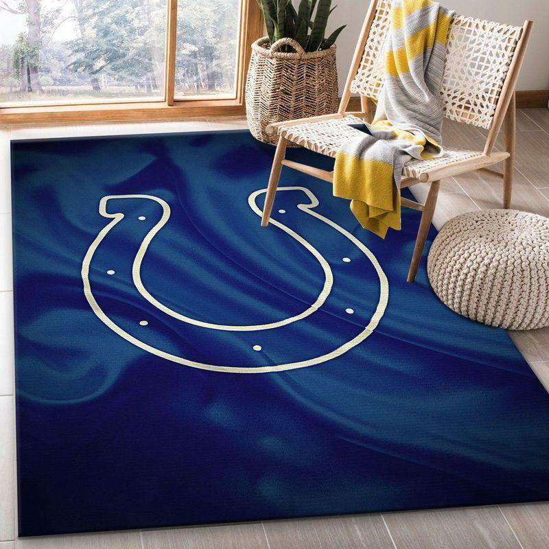 Indianapolis Colts Area Rug NFL Area Rug Bedroom Area Rug Outdoor Rug Rectangle Carpet