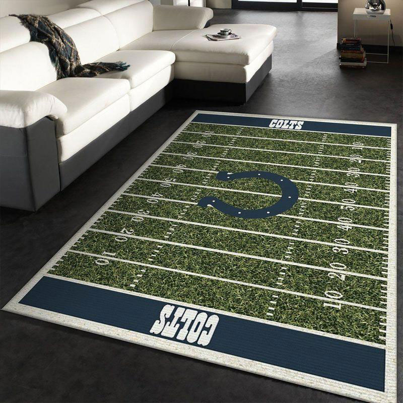 Indianapolis Colts Rug NFL Area Rug Living Room Area Rug Outdoor Rugs Rectangle Carpet