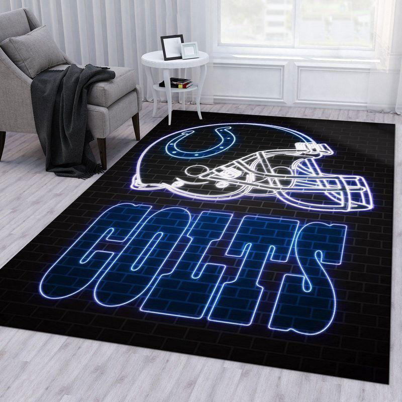 Indianapolis Colts Rug NFL Area Rug Kitchen Rug Outdoor Rugs Rectangle Carpet