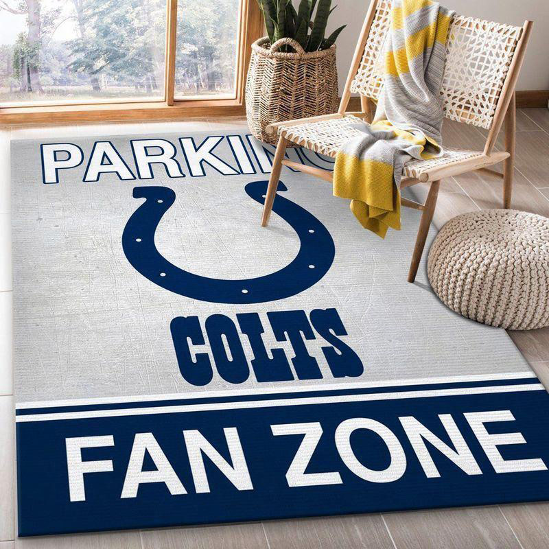 Indianapolis Colts Area Rug NFL Area Rug Bedroom Rug Outdoor Rug Rectangle Carpet
