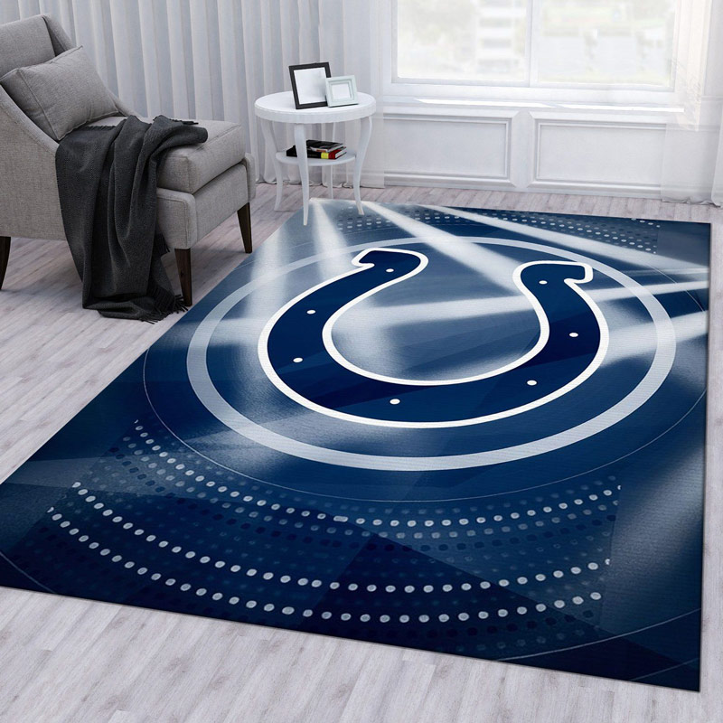 Indianapolis Colts Area Rug NFL Area Rug Bathroom Rugs Outdoor Rugs Rectangle Carpet