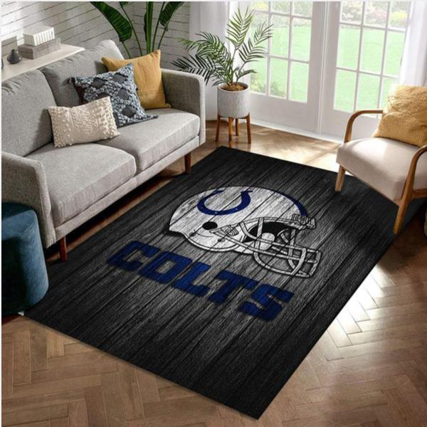 Indianapolis Colts Area Rug NFL Area Rug Bathroom Rug Outdoor Rugs Rectangle Carpet