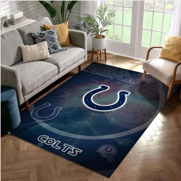 Indianapolis Colts Area Rug NFL Area Rug Bathroom Rugs Outdoor Rugs Rectangle Carpet