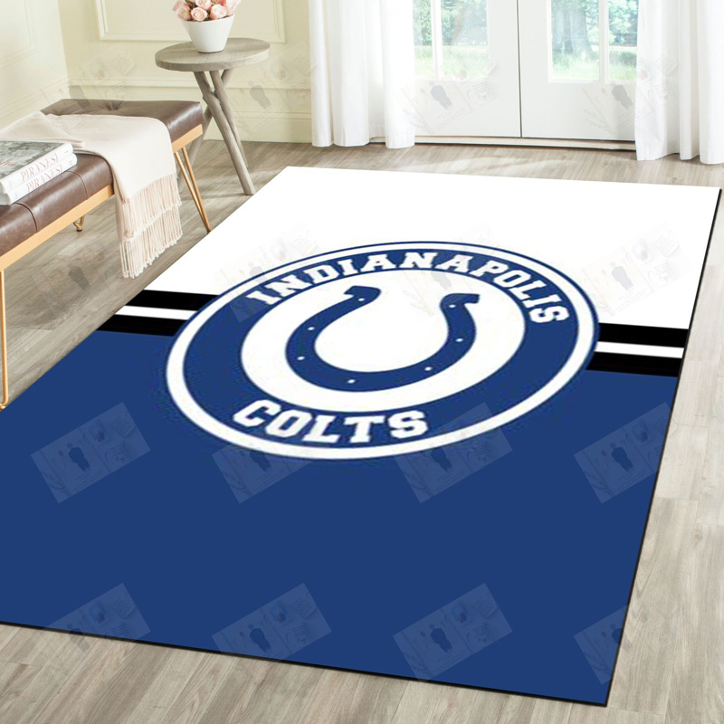 Indianapolis Colts Rug NFL Area Rug Dining Room Rug Outdoor Rugs Rectangle Carpet
