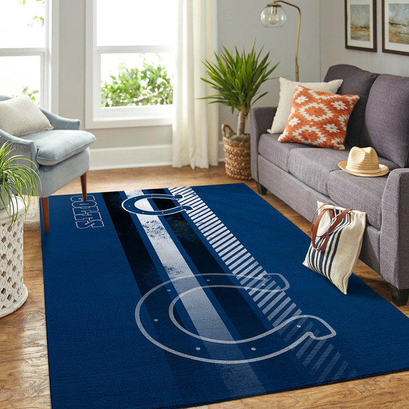 Indianapolis Colts Rug NFL Area Rug Bedroom Rug Outdoor Rug Rectangle Carpet