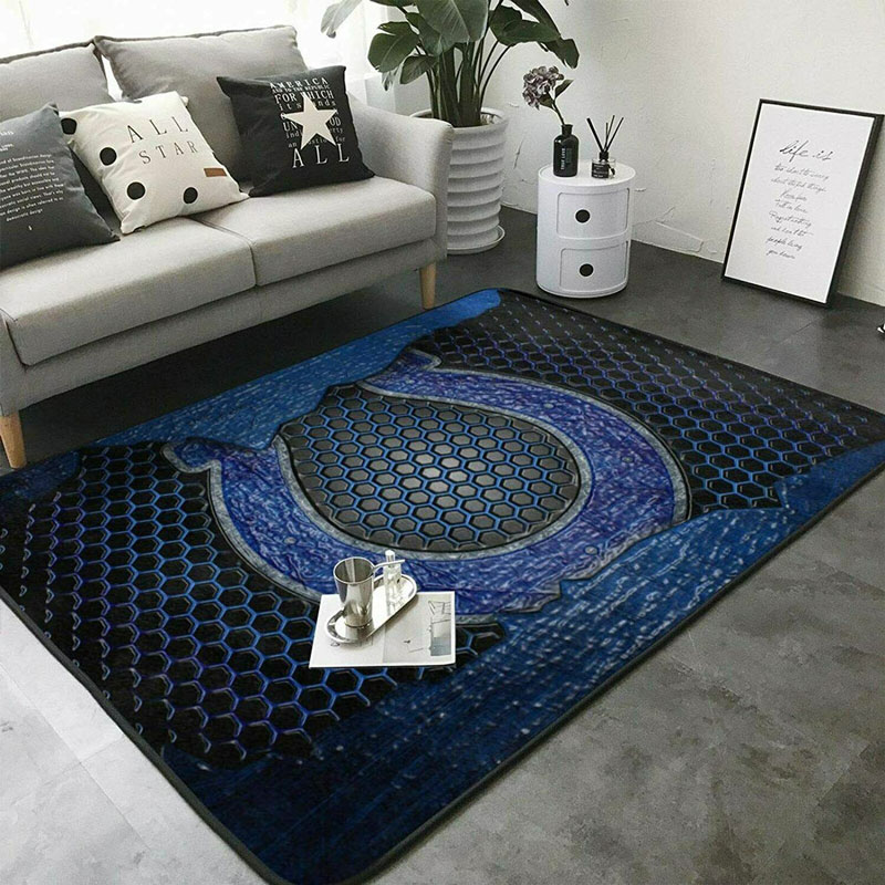 Indianapolis Colts Area Rug NFL Area Rug Living Room Rug Outdoor Rug Rectangle Carpet
