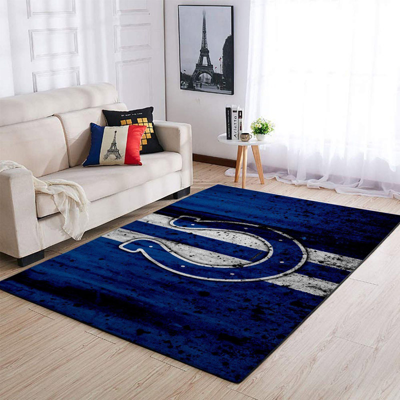 Indianapolis Colts Rug NFL Area Rug Living Room Rug Indoor Rug Rectangle Carpet