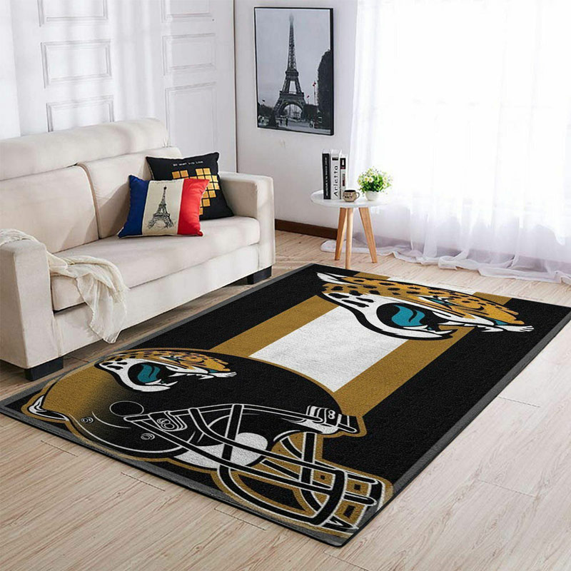 Jacksonville Jaguars Area Rug NFL Area Rug Kitchen Rug Indoor Outdoor Rug Rectangle Carpet