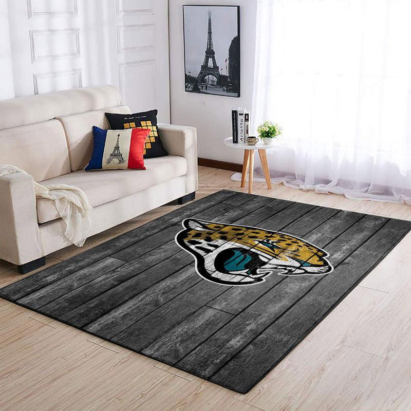 Jacksonville Jaguars Area Rug NFL Area Rug Living Room Area Rug Outdoor Rugs Rectangle Carpet