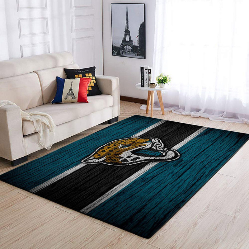 Jacksonville Jaguars Area Rug NFL Area Rug Living Room Rug Indoor Rug Rectangle Carpet