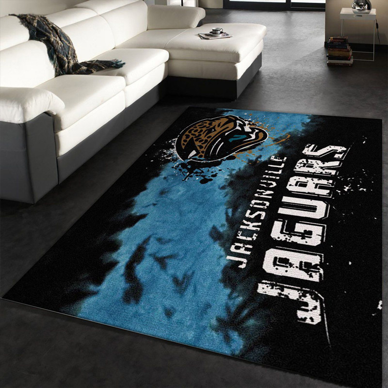 Jacksonville Jaguars Rug NFL Area Rug Dining Room Rug Outdoor Rugs Rectangle Carpet