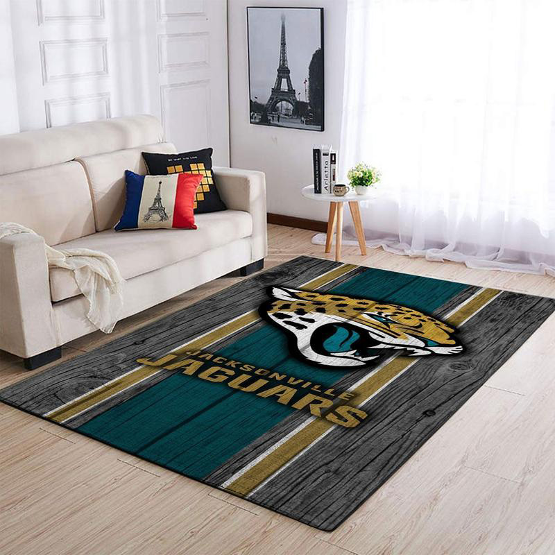 Jacksonville Jaguars Area Rug NFL Area Rug Bedroom Area Rug Outdoor Rugs Rectangle Carpet