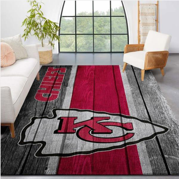 Kansas City Chiefs Rug NFL Area Rug Dining Room Rug Outdoor Rugs Rectangle Carpet