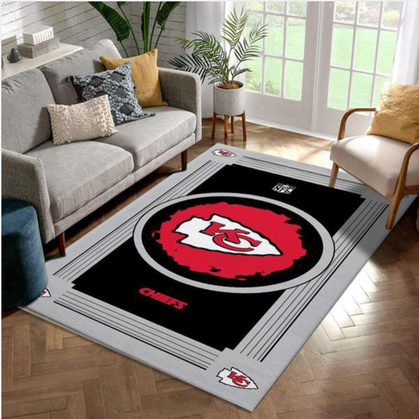 Kansas City Chiefs Area Rug NFL Area Rug Living Room Area Rug Indoor Outdoor Rug Rectangle Carpet