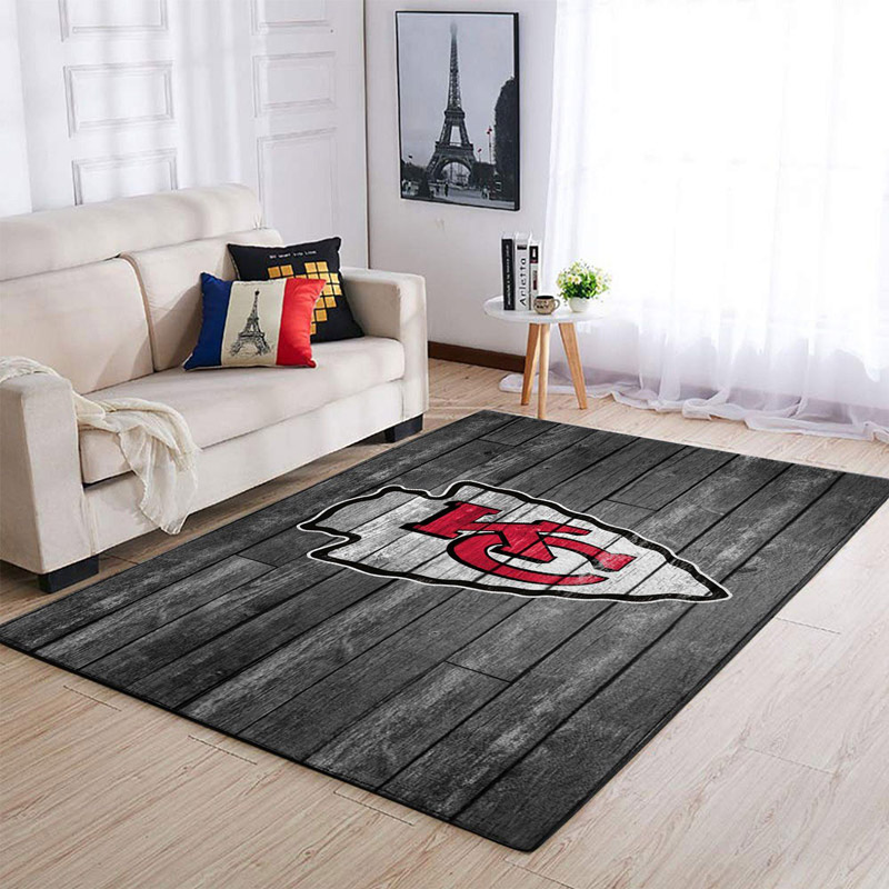 Kansas City Chiefs Area Rug NFL Area Rug Bedroom Rug Outdoor Rug Rectangle Carpet