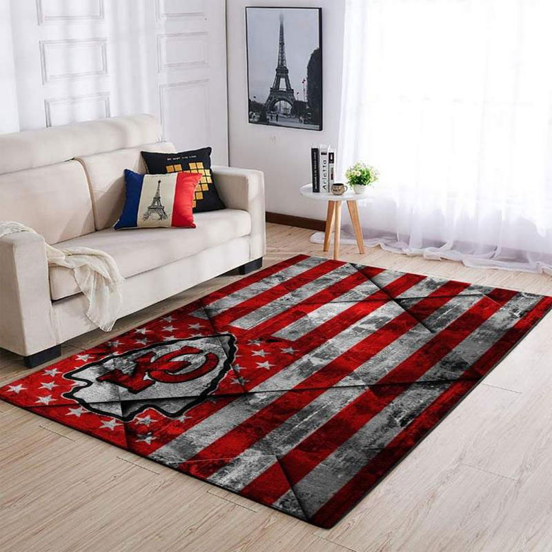 Kansas City Chiefs Rug NFL Area Rug Bathroom Rugs Indoor Rugs Rectangle Carpet