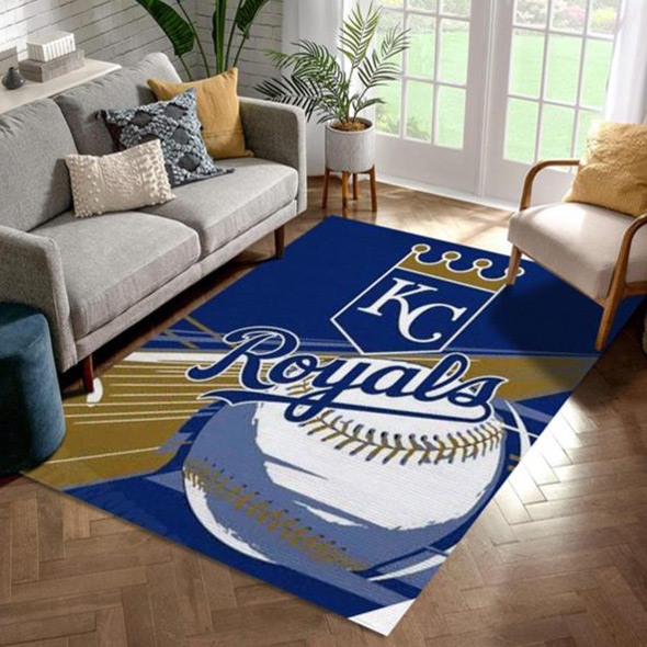 Kansas City Royals Area Rug MLB Area Rug Living Room Rug Outdoor Rugs Rectangle Carpet