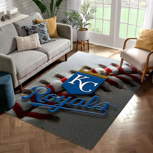 Kansas City Royals Area Rug MLB Area Rug Living Room Rug Indoor Rug Rectangle Carpet