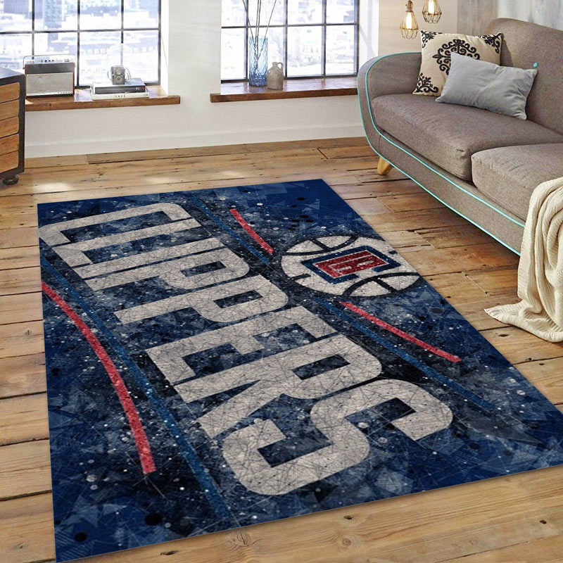 La Clippers Rug NBA Area Rug Dining Room Rugs Indoor Outdoor Rugs Rectangle Carpet