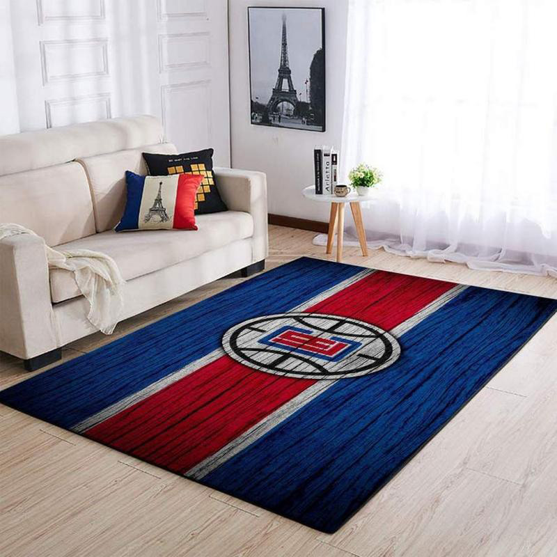 La Clippers Rug NBA Area Rug Dining Room Rugs Outdoor Rug Rectangle Carpet