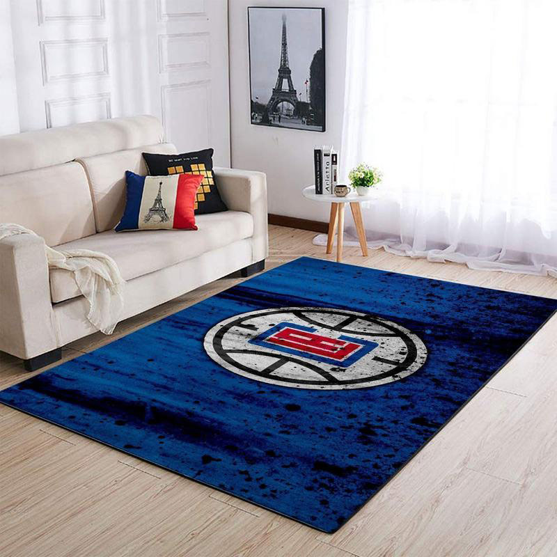 La Clippers Rug NBA Area Rug Living Room Area Rug Indoor Rugs Rectangle Carpet